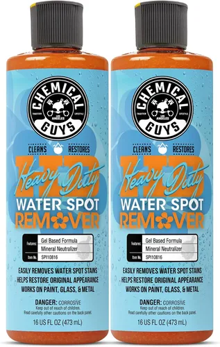 Miniatura 7 de Chemical Guys Kit para eliminar manchas de agua resistente para pintura, vidrio y metal: elimina residuos minerales y acumulación superficial