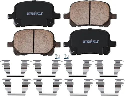 Miniatura 7 de Detroit Axle - Kit de freno delantero para Toyota Camry Avalon Solara Lexus ES300, rotores de freno de disco pastillas de freno de cerámica