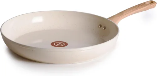 Miniatura 8 de T-Fal Revive Sartén Antiadherente de Cerámica de 12 Pulgadas para Freír, Apta para Horno hasta 350°F, Mango que se Mantiene Frío, Granito Gris