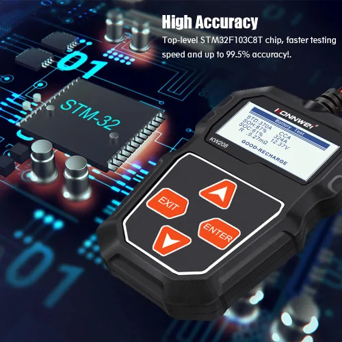 Miniatura 6 de KW208+KW206 OBD2 Guage HUD