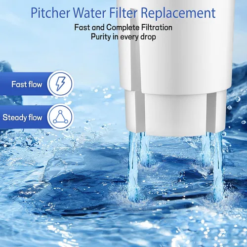 Miniatura 2 de BREAUILL Filtro de repuesto compatible con filtro de agua y jarras Brita®, repuesto de filtro de agua certificado NSF compatible con Brita® Classic