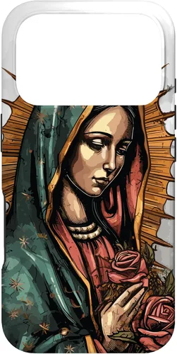 Miniatura 29 de Funda para iPhone 12 Pro Max Virgen De Guadalupe Católica Virgen De Guadalupe