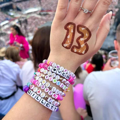 Miniatura 5 de 30 piezas de mercancía de concierto, 13 tatuajes temporales, 13 tatuajes, tatuajes de manos, tatuajes temporales de estrella, accesorios de Básico
