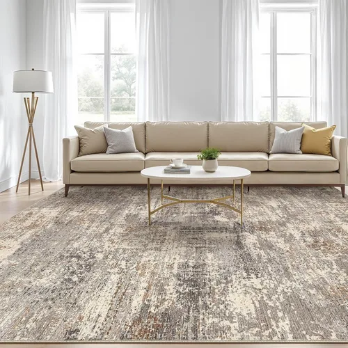 Miniatura 109 de Alfombra de pasillo lavable para cocina: 3 x 10 pies, antideslizante, abstracto, suave, moderno, resistente a las manchas, para interiores, piso