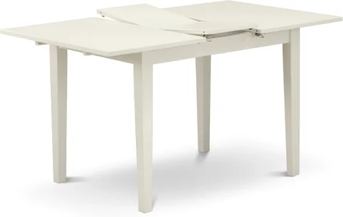 Miniatura 6 de East West Furniture NOVA5-LWH-W - Juego de mesa de comedor de 5 piezas, incluye una mesa de cocina rectangular con hojas de mariposa y 4 sillas