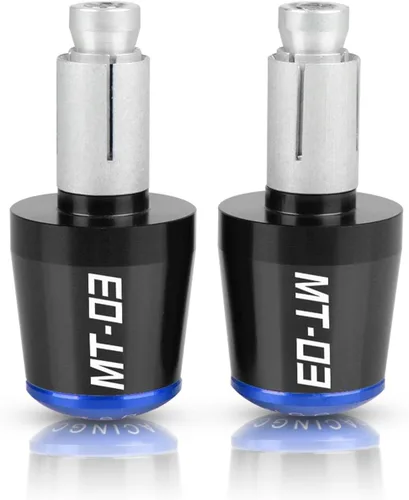 Miniatura 11 de Para Yamaha MT-03 MT03 MT 03 2014 2015 2016 2017 2018 2019 2020 motocicleta 0.866 in manillar Grips manillar extremos tapas tapón deslizante