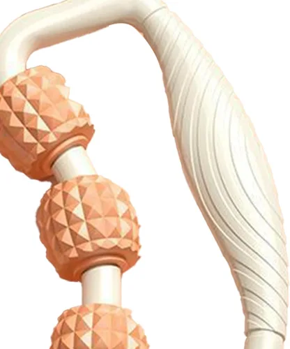 Miniatura 4 de HEEPDD Rodillo muscular de 9 ruedas, masajeador de piernas para masaje de tejido profundo, rodillo de espuma para relajación muscular, rodillo