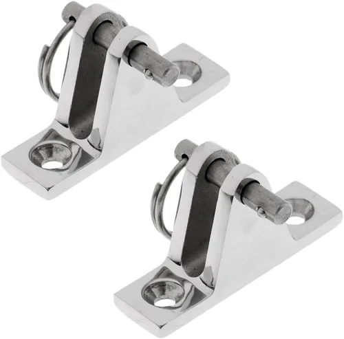 Miniatura 10 de Bisagra de cubierta ajustable de acero inoxidable 316 Bimini Montaje en cubierta lateral Hardware marino 2 uds