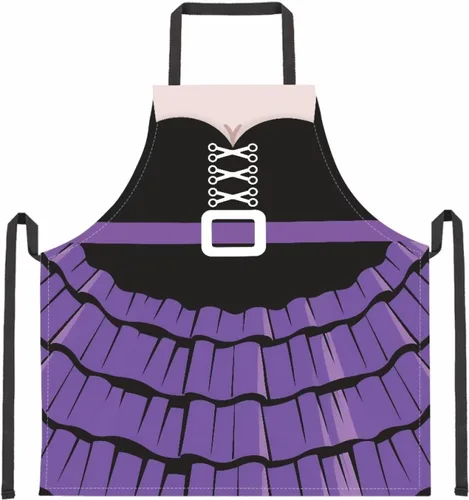 Miniatura 23 de Dreaweet Delantal de cocina unisex con cuello ajustable de Navidad