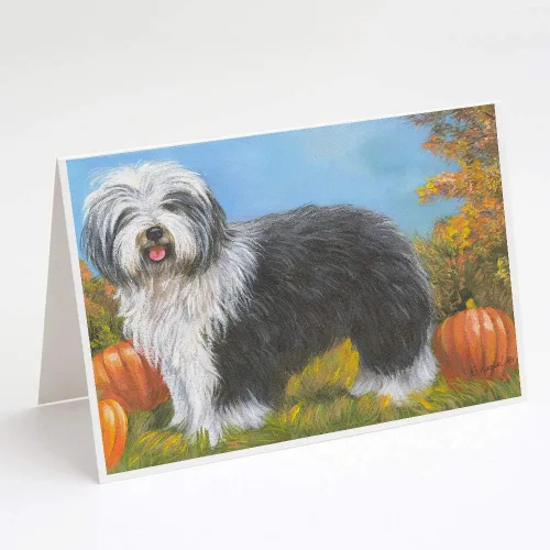 Miniatura 92 de Caroline's Treasures PPP3013GCA7P - Tarjetas de felicitación y sobres para mascotas de Basset Hound Teacher, paquete de 8 tarjetas en blanco