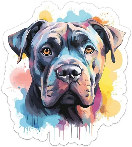 Miniatura 33 de Generic Colorida acuarela Shih Tzu - Calcomanía de vinilo impermeable para automóvil, laptop, pared, ventana, botella de agua, tamaño adhesivo