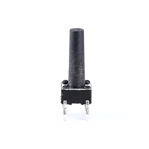 Miniatura 2 de 100 unids/lote 0.236x0.236x0.591 in 4PIN táctil táctil micro interruptor botón táctil botón de reinicio automático 260.433 in teclas botón DIP