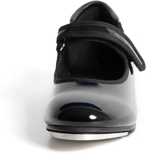 Miniatura 4 de Zapatos de baile de fácil correa con piel sintética para niños y niñas.