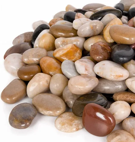 Miniatura 10 de GASPRO Rocas de río naturales de 8 libras para paisajismo, rocas decorativas para plantas en macetas y acuarios, piedras de río pulidas