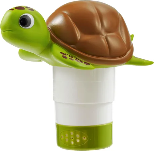 Miniatura 10 de Flotador de cloro para piscina, dispensador de cloro flotante para piscina, se ajusta a tabletas de 1 y 3 pulgadas y soporte de bromo para piscinas