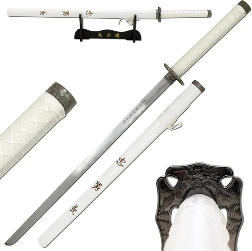 Miniatura 11 de Snake Eye Tactical Espada samurái katana de dos tonos con soporte de espada gratis