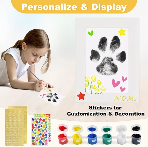 Miniatura 5 de Kit de impresión de patas para perros, kit de impresión de huellas de perro, kit de impresión de huellas de mascotas, kit de impresión de nariz