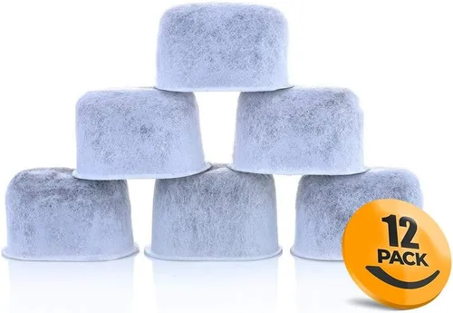 Filtros de agua de K&J compatibles con Keurig, paquete de 12, ajuste universal (no Cuisinart), filtros compatibles con Keurig, filtros de agua de