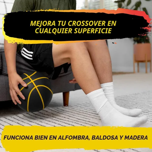 Miniatura 3 de SKLZ Bashhhketball Pro Silent Basketball – Balón de baloncesto de espuma tamaño oficial 7, de 29.5 pulgadas, para entrenamiento en interiores