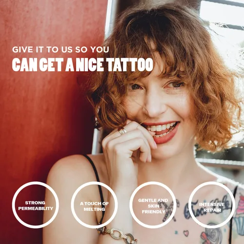 Miniatura 4 de VANERIA Loción para tatuajes, hidratante y curación para tatuajes, mantiene tu tinta con un aspecto fresco, el cuidado del tatuaje evita
