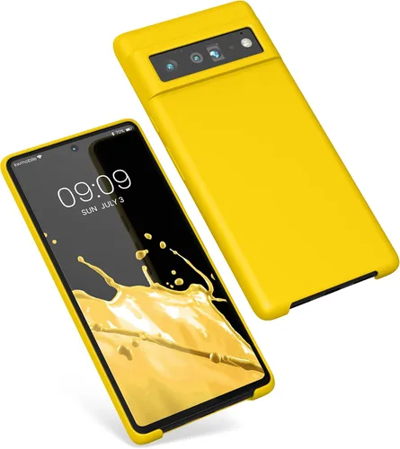 Miniatura 523 de kwmobile Funda Compatible con Google Pixel 6 Pro - Funda de teléfono de silicona TPU con acabado suave - Azul Arrecife