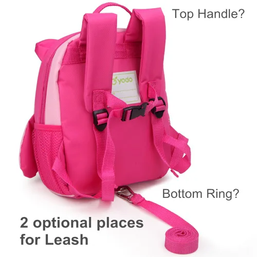 Miniatura 36 de Yodo, Bolsa para almuerzo aislada y mochila preescolar infantil, con correa de arnés de seguridad para niños o niñas, Dinosaur