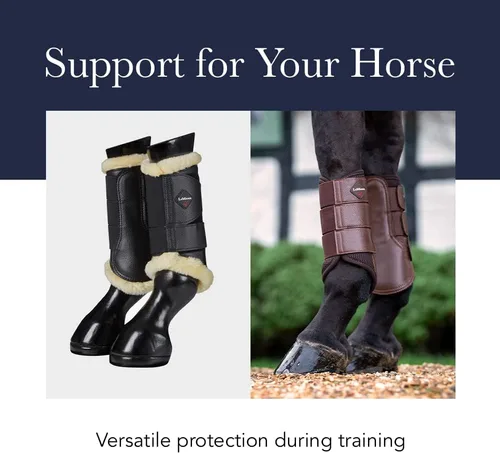 Miniatura 4 de LeMieux Grafter Brushing Horse Boots - Equipo de protección y equipo de entrenamiento - Botas equinas, envolturas y accesorios