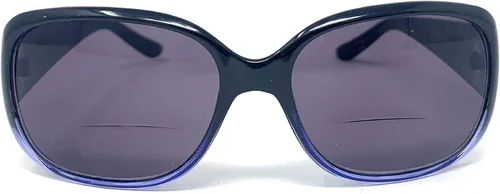 The Pizzazz - Lentes de sol bifocales para mujer, lentes de lectura coloridos de dos tonos, lentes de sol bifocales degradados para mujer