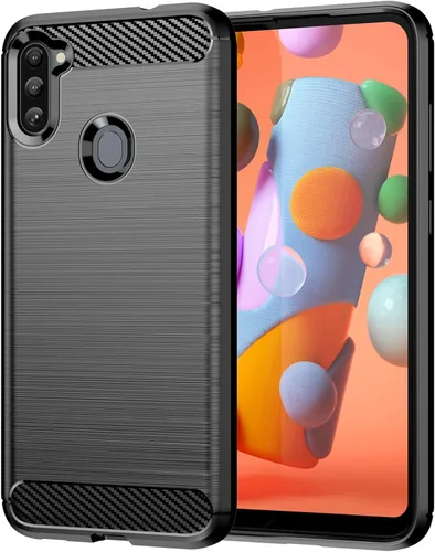 Miniatura 28 de Funda EUAGVQY para Samsung A70 Galaxy A70, Funda de Fibra de Carbono de TPU Blanda Antideslizante Duradera y Ligera, Funda Protectora para Samsung
