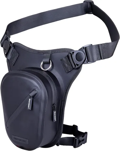 WILD HEART Bolsa de muslo impermeable para motocicleta, versátil pecho/pierna/herramienta/hombro/mensajero/bolsa de cintura TPU con cuerda para