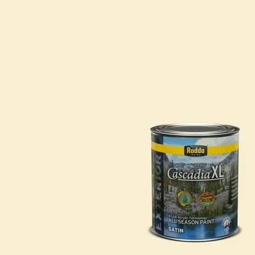 Miniatura 125 de Rodda Paint CASCADIA XL Pintura e imprimación satinada exterior en uno, cuarto de galón, reina africana