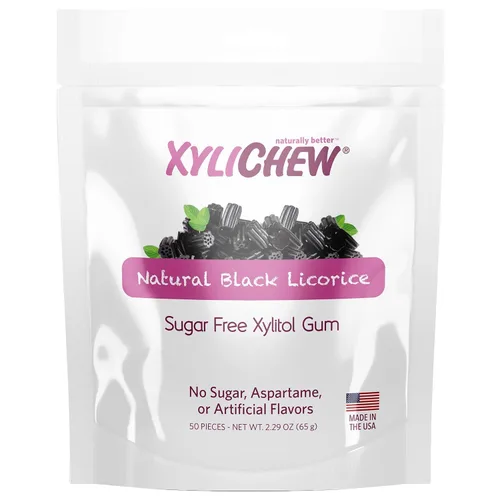 Miniatura 10 de Xylichew - Botes de goma de mascar 100% xilitol, sin OMG, gluten, aspartame y goma sin azúcar, cuidado bucal natural, alivia el mal aliento