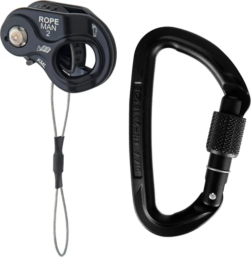Miniatura 8 de Wild Country Ropeman 2 Ascender - Abrazadera de cuerda ligera para escalada, caza, escalada de árboles y aparejos Dorado
