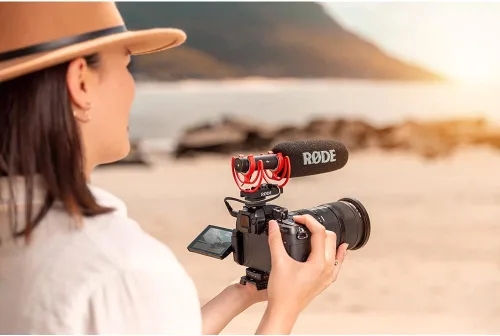Miniatura 4 de Rode VideoMic NTG Micrófono de escopeta para montaje en cámara, Negro