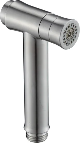 CIENCIA WS024B - Pulverizador de pañales de tela de acero inoxidable Shattaf de 2 modos de pulverización, rociador de bidé para inodoro, níquel