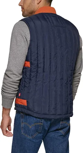 Miniatura 2 de Levi's Chaleco utilitario acolchado para hombre con detalles de contraste