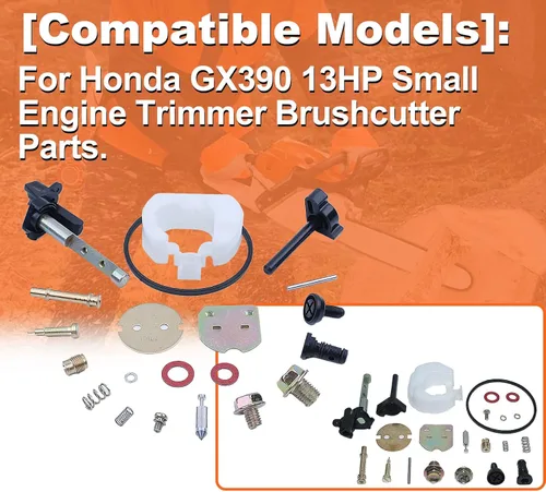 Miniatura 3 de Reparación de reconstrucción de carburador Carb Carby para Honda GX390 13HP GX 390 piezas de recortadores, kit de reparación de reconstrucción