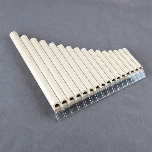Miniatura 5 de 16 tubos de sartén, flauta de tubo, llave C, plástico ABS, instrumento musical tradicional de viento de madera para principiantes y amantes