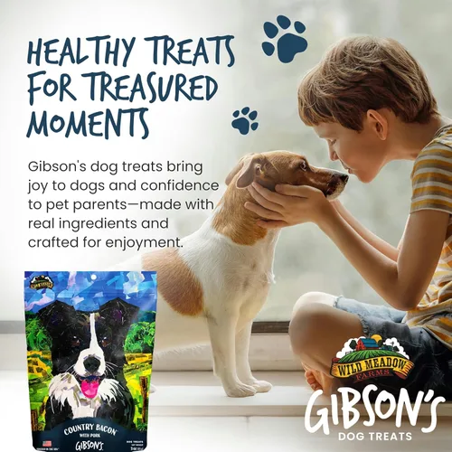 Miniatura 3 de Gibson's Bayou Bacon Golosinas suaves para perros, hechas con carne real, aromáticas y sin granos para entrenar y recompensar a perros de todas