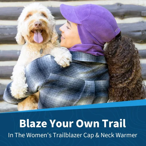 Miniatura 4 de TrailHeads Trailblazer Adventure - Juego de regalo para mujer con gorro y calentador de cuello de microforro polar