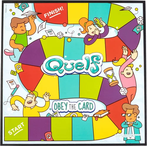 Miniatura 8 de Spin Master Quelf Juego de Mesa: juego de fiesta para adolescentes y adultos - Obedece las cartas para ganar una noche de juego familiar - 300