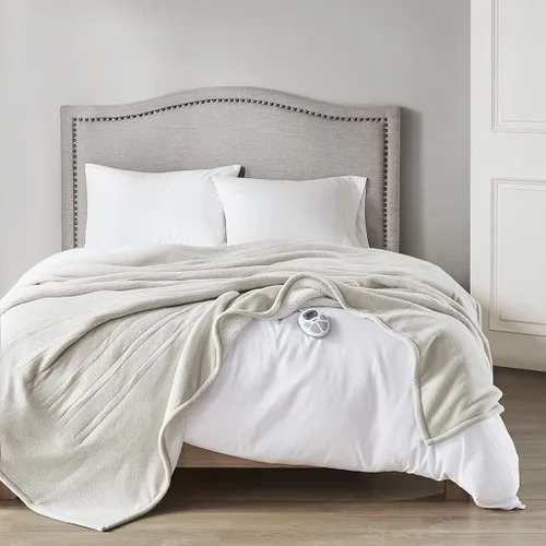 Miniatura 9 de Serta - Manta de vellón sherpa reversible, ultrasuave y tejida, manta térmica, manta eléctrica; cómoda, agradable y abriga y protege del frío