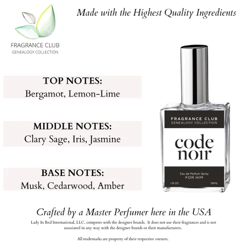 Miniatura 4 de Code Noir Luxury Inspired 1.9 oz EDP Fresh Woody Amber Fragancia para hombre