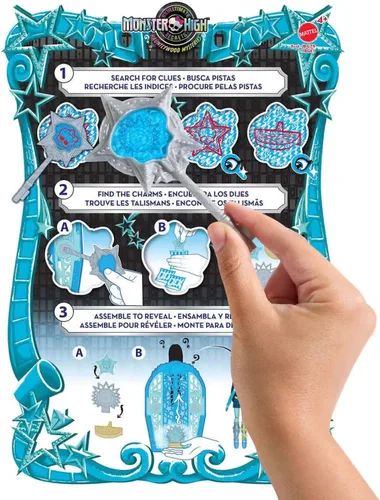 Miniatura 3 de Monster High Skulltimate Secrets - Juego de muñecas y accesorios, Hauntlywood Mysteries Frankie Stein con armario revelador y más de 19 sorpresas