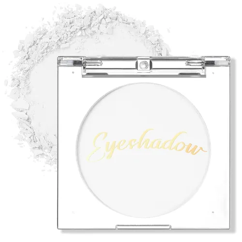 Miniatura 23 de Sombra de ojos mate individual, Sombra de ojos blanco hueso, Polvo ligero ultrafino, Sombra de ojos con base de imprimación iluminadora, Alto