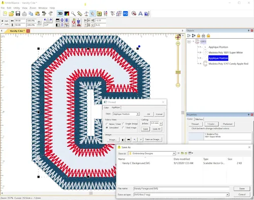 Miniatura 7 de Embrilliance Essentials, software para máquina de bordado