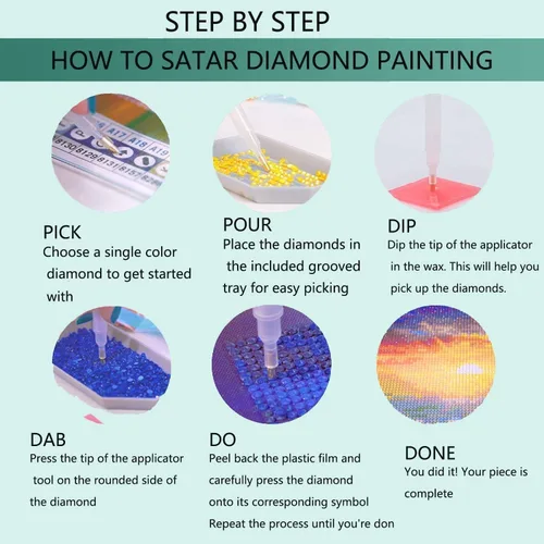 Miniatura 7 de YALKIN Kits de pintura de diamantes para adultos, pintura de diamantes 5D grande para bricolaje, mapa del mundo (31.5 x 15.7 pulgadas), pintura por