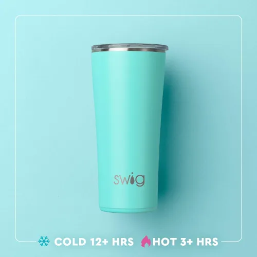 Miniatura 4 de Swig Life - Vaso aislante de 22 onzas, vaso de viaje para café con tapa, taza de café para viaje compatible con portavasos, de acero inoxidable