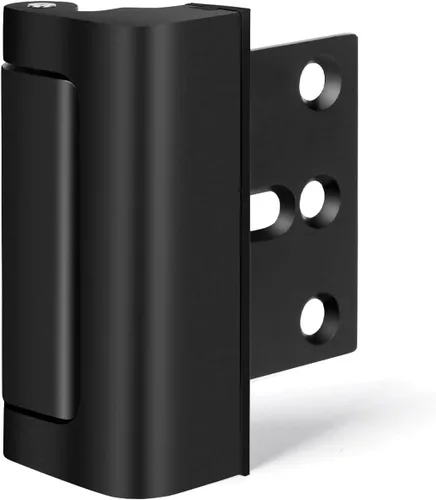 Cerradura de puerta de seguridad para el hogar, cerradura de refuerzo de puerta a prueba de niños con 8 tornillos, 3 pulgadas, soporta 800 libras