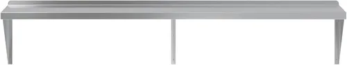 Miniatura 4 de AmGood Estante de pared de acero inoxidable de 18 x 72 pulgadas Estantería de metal para electrodomésticos y equipos Cocina, restaurante